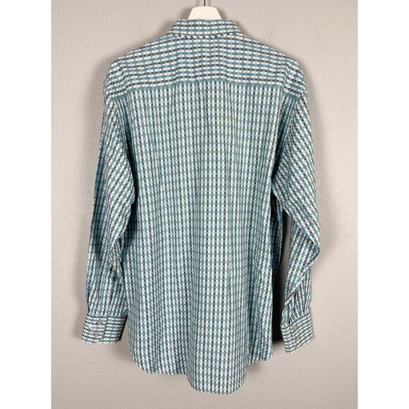 Robert Graham Plaid Button Down Embroidered Shirt - Picture 15 of 15